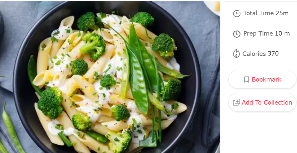 White Sauce Pasta recipe