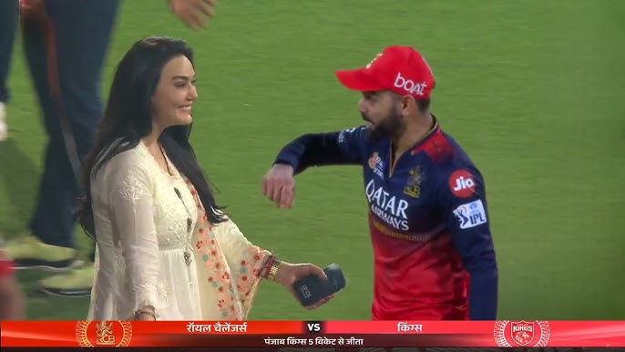 Virat Kohli and Preity Zinta